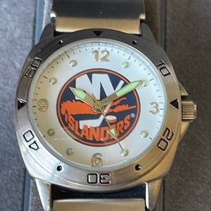 LogoArt NewYork Islanders lady battery water resistant stainless steel